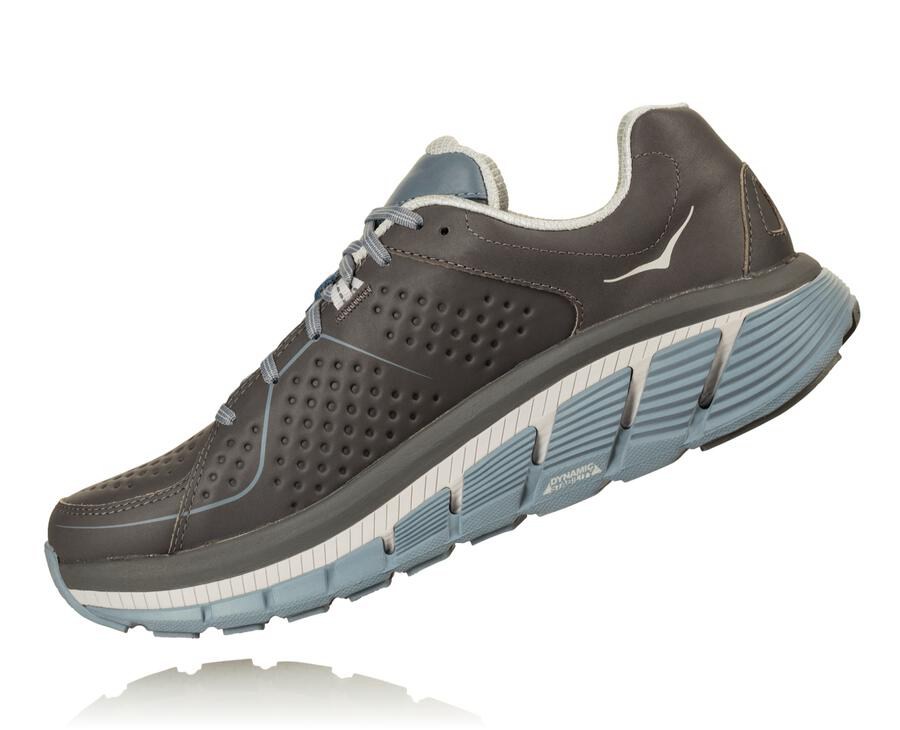 Tenis Hoka One One Mujer Marrom - Gaviota Cuero - HOGT26507